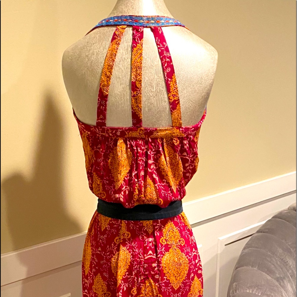 Maxi Dress with a Cute Pattern